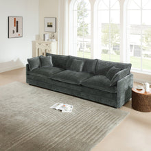 Load image into Gallery viewer, Abby Chenille Mid-Century Modern Couch 3-Seater Sofa