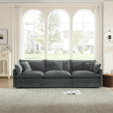 Load image into Gallery viewer, Abby Chenille Mid-Century Modern Couch 3-Seater Sofa