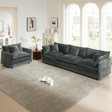 Load image into Gallery viewer, Bella Chenille Modern Sofa Couches Set