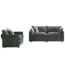 Load image into Gallery viewer, Bella Chenille Loveseat and Chair Set