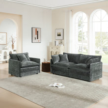 Load image into Gallery viewer, Bella Chenille Loveseat and Chair Set