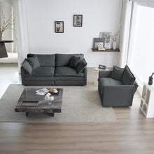 Load image into Gallery viewer, Bella Chenille Loveseat and Chair Set