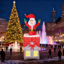 Load image into Gallery viewer, 7FT Christmas Inflatable Santa Claus Figure for Indoor Party