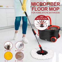 Load image into Gallery viewer, Spin Mop and Bucket with Wringer Set
