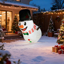 Load image into Gallery viewer, 3.4' Blow-Up Outdoor Christmas Display Inflatable Hanging Snowman w/ LED Lights