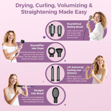 Load image into Gallery viewer, 7-in-1 Hair Dryer Brush &amp; Air Styler