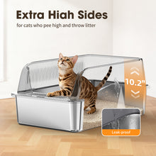 Load image into Gallery viewer, Stainless Steel Cat Litter Box